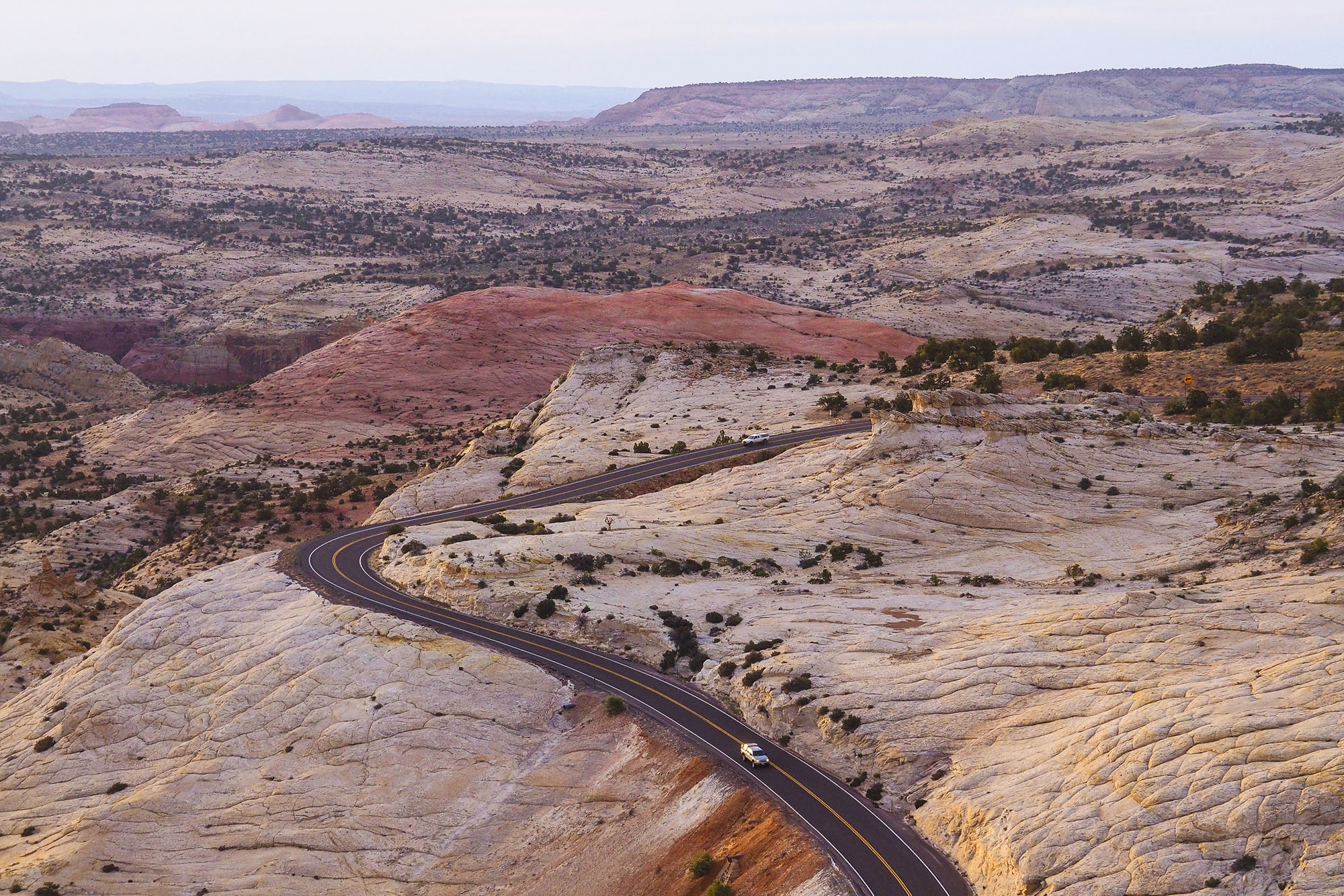 Scenic picture of Utah road